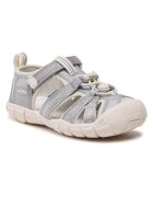 Keen Детски сандали - 302678716 - Еко кожа - Сребристи