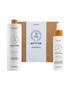 Kemon Комплект за балансиране на скалпа Actyva Equilibrio - Шампоан 1000 ml - Treatment 50 ml