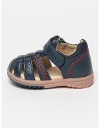 Kickers Кожени сандали Platiback с велкро
