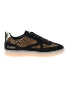 Kickers Кожени спортни обувки с животински принт - Черен/Кафяв