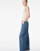 KOTON Широки дънки с миди талия Denim Blue