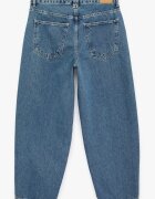 KOTON Широки дънки с миди талия Denim Blue
