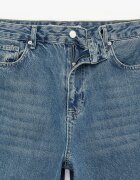 KOTON Широки дънки с миди талия Denim Blue