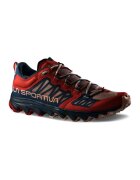 La Sportiva Текстилни обувки Helios III за трейп - Пастелносин/Малиново червено/Шам фъстък зелено