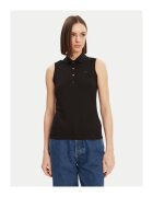 Lacoste Дамска поло тениска PF5445 - памук - черна