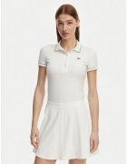 Lacoste Дамска тениска - бяла и зелена - памук и модал - къс ръкав