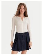 Lacoste Дамска жилетка кремава