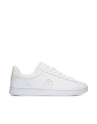 Lacoste Дамски кецове - от естествена кожа - бели