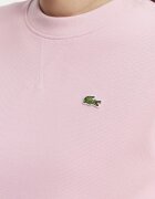 Lacoste Дамски суичър розов памук-полиестер дълъг ръкав Розово