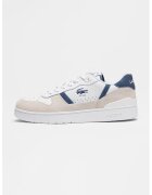 Lacoste Кожени маратонки под глезена - Бял/Тъмносин