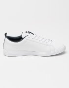 Lacoste Кожени спортни обувки до глезена Court Base с лого Бял