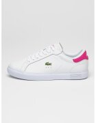 Lacoste Кожени спортни обувки Powercourt - Фанданго розово/Бял