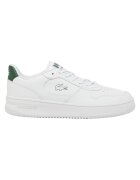 Lacoste Кожени спортни обувки с лого - Бял/Зелен