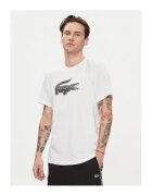 Lacoste Мъжка тениска - 303720346 - Памук/Полиестер - Бяла