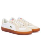 Lacoste Мъжки кецове - естествена кожа - бели - елегантни - удобни