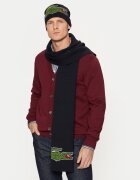 Lacoste Мъжки комплект шал и шапка - тъмносин - материал - вълна - OS