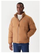 Lacoste Мъжко пухено яке - цип - кафяво - полиамид