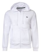 Lacoste Поларено худи с цип и скосени джобове