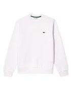 Lacoste Суитшърт с памук с лого - Бял