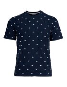 Lacoste Домашна слим тениска - Бял/Син