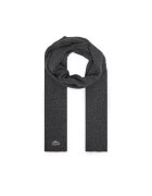 Lacoste Унисекс шал Bitume Neps - 100% вълна - сив