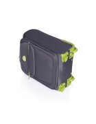 Lamonza Куфар Superlight 40x30x21 см Сив/Зелен
