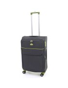 Lamonza Куфар Superlight 68x41x26 см 3.1 кг разширяем 30% сиво / зелено