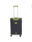 Lamonza Куфар Superlight 68x41x26 см 3.1 кг разширяем 30% сиво / зелено