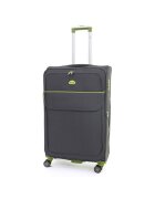 Lamonza Куфар Superlight 78X47x29 см 36 кг сив / зелен