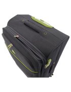 Lamonza Куфар Superlight 78X47x29 см 36 кг сив / зелен