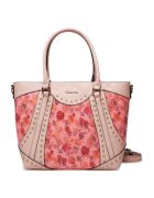 Laura Vita Дамска чанта Amber 02 - розова - 40x29x11см - с едно отделение - с регулируема презрамка
