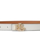 Lauren Ralph Lauren Дамски колан естествена кожа бял L