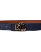 Lauren Ralph Lauren Дамски колан естествена кожа кафяв S
