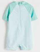 LC WAIKIKI Бански с принт и реглан ръкави Mint