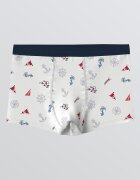 LC WAIKIKI Боксерки с памук 3 чифта Червен/Бял/Тъмносин