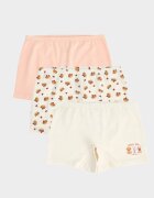 LC WAIKIKI Боксерки с принт на кученца - 3 чифта Праскова/Крем