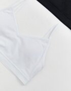 LC WAIKIKI Бюстие - 2 части Бял