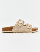 LC WAIKIKI Чехли с бродерии и каишка с тока Бежов