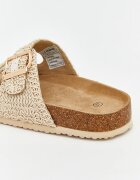 LC WAIKIKI Чехли с бродерии и каишка с тока Бежов