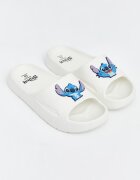 LC WAIKIKI Чехли с десен Stitch Слонова кост/Син