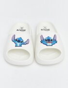 LC WAIKIKI Чехли с десен Stitch Слонова кост/Син