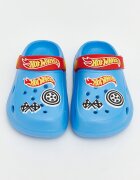 LC WAIKIKI Чехли с гола пета и шарка с Hot Wheels Червен/Жълт/Светлосин