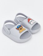 LC WAIKIKI Чехли с отворена пета и Paw Patrol Бял/Светло сив/Оранжев