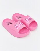 LC WAIKIKI Чехли с принт Barbie Бял/Розово