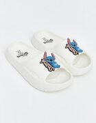 LC WAIKIKI Чехли с принт Stitch Бял/Прашно розово/Син
