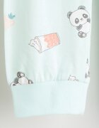 LC WAIKIKI Дълга долна пижама с принт Panda Светлозелен