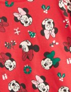LC WAIKIKI Дълга пижама Minnie Mouse Xmas Червен/Черен