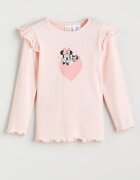 LC WAIKIKI Дълга пижама с принт на Minnie Mouse Праскова
