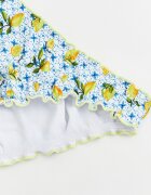 LC WAIKIKI Долнище на бански с десен с лимон Жълт/Син
