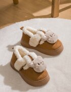 LC WAIKIKI Домашни пантофи Крем/Камел